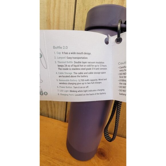 TYLT Bottle 2.0 with Portable Power Bank and Wireless Charger - Picture 5 of 16